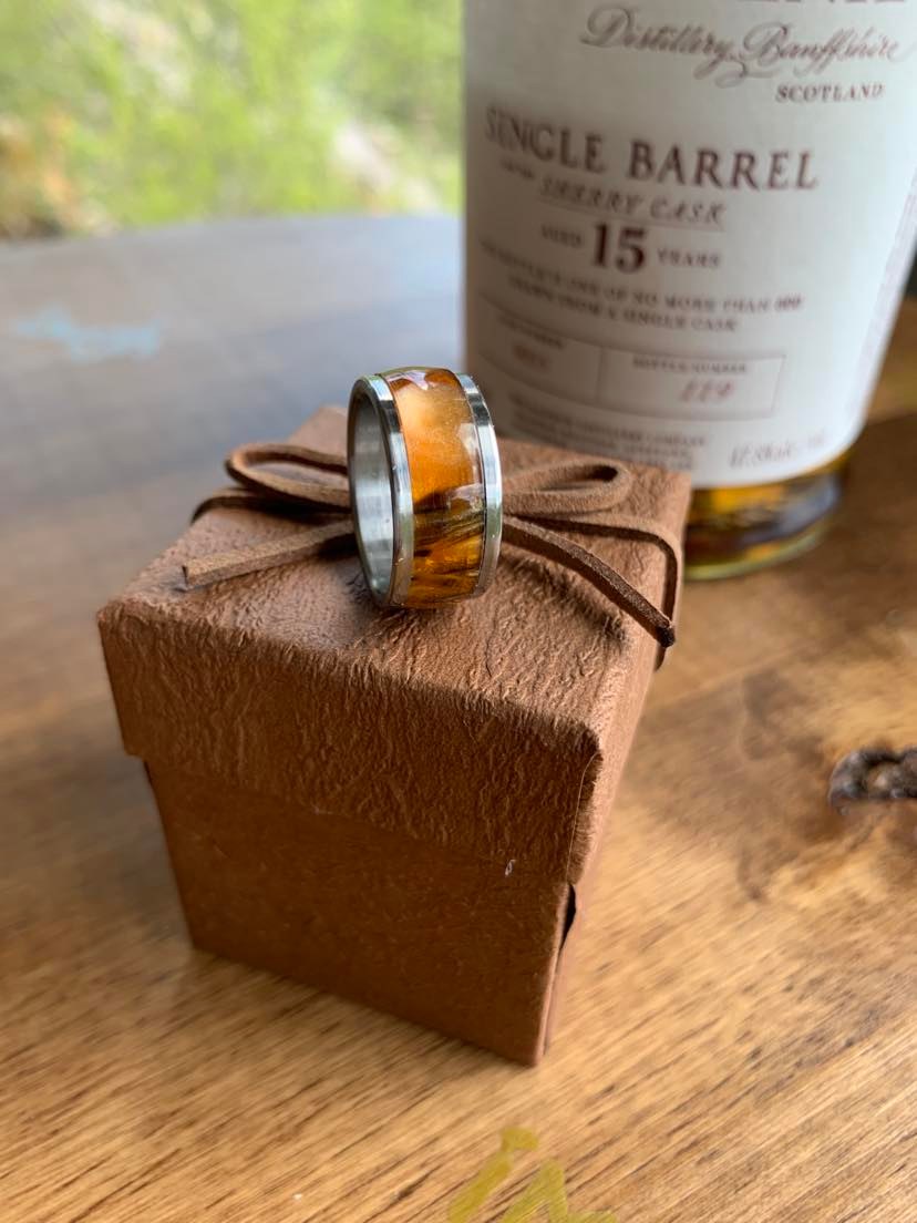 "The Color of Balvenie Doublewood" Artisan Comfort Ring