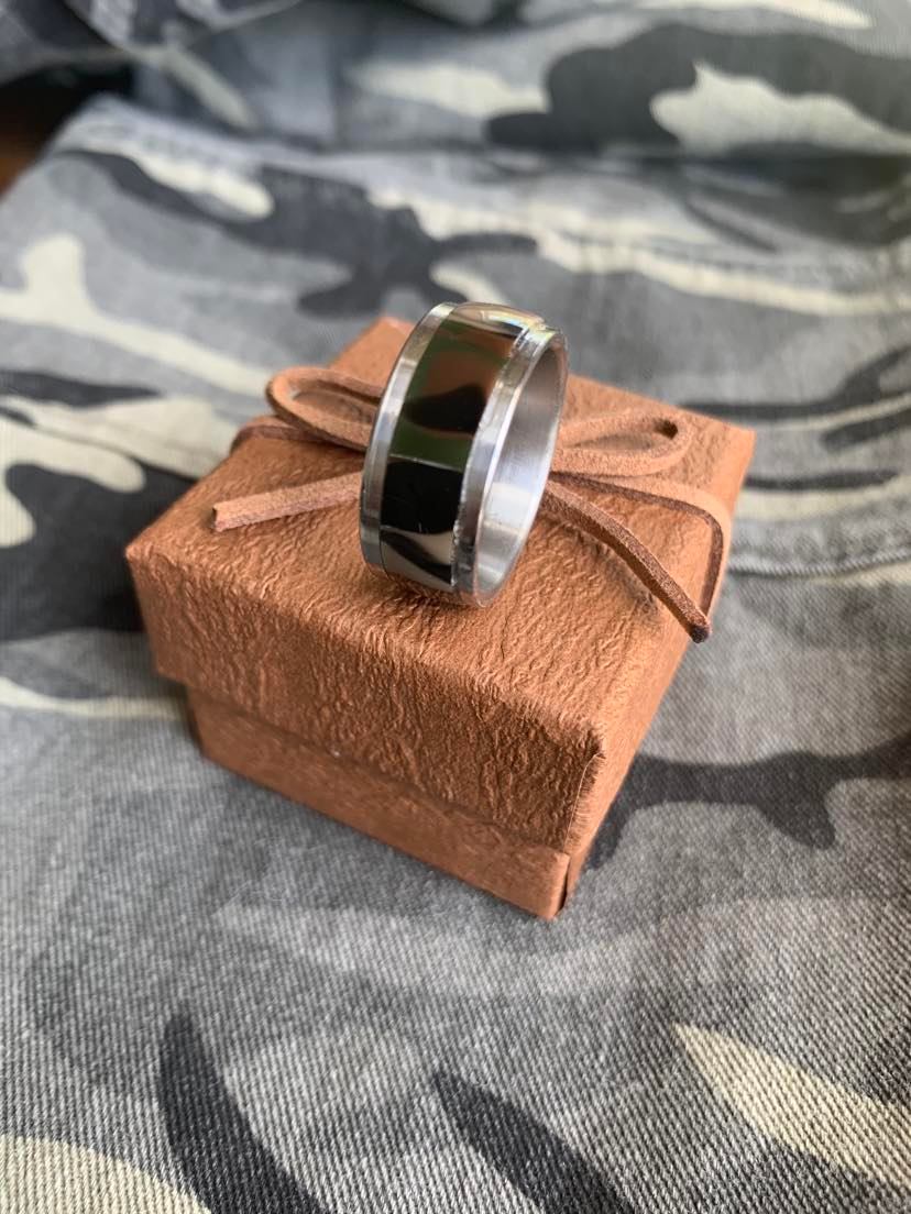 "The Jungle Warfare Camo" Artisan Comfort Ring