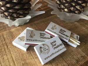 Customized White Matchboxes - Standing Pines Ranch